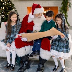 Sweet Honey Clothing Tiny Dancer Christmas Traditions Plaid Holiday Dress Size 8